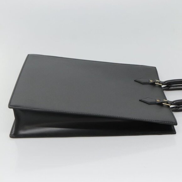 LOUIS VUITTON Epi Sac Plat Hand Bag Black - Picture 10 of 15